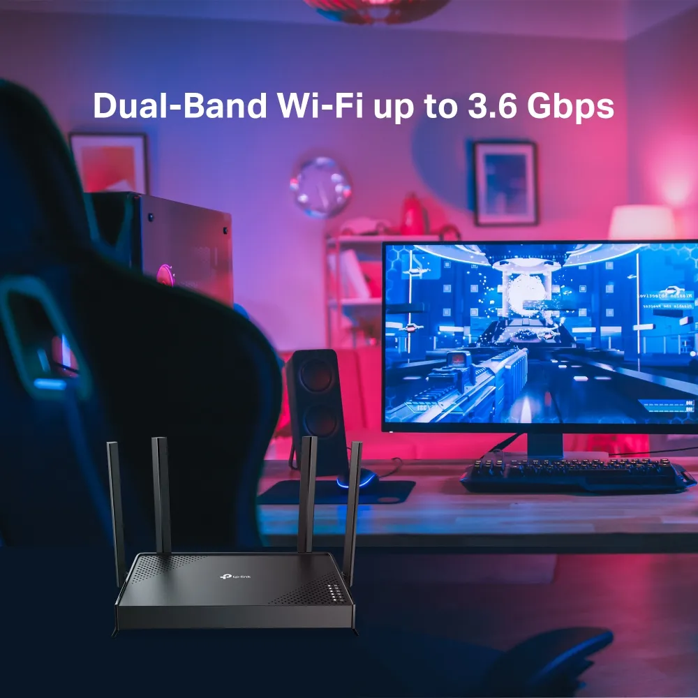 Интернет-роутер TP-Link Archer BE220 Wi-Fi 7 (2.4Gz/5Gz) 688+