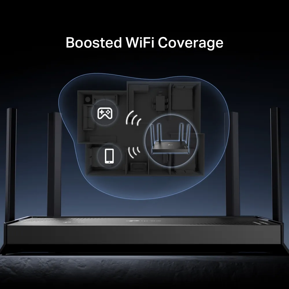 Интернет-роутер TP-Link Archer BE220 Wi-Fi 7 (2.4Gz/5Gz) 688+