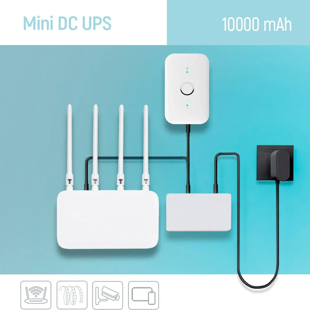 Порт.ДБЖ для WiFi маршрутизатора ColorWay UPS FOR ROUTER 10000mAh