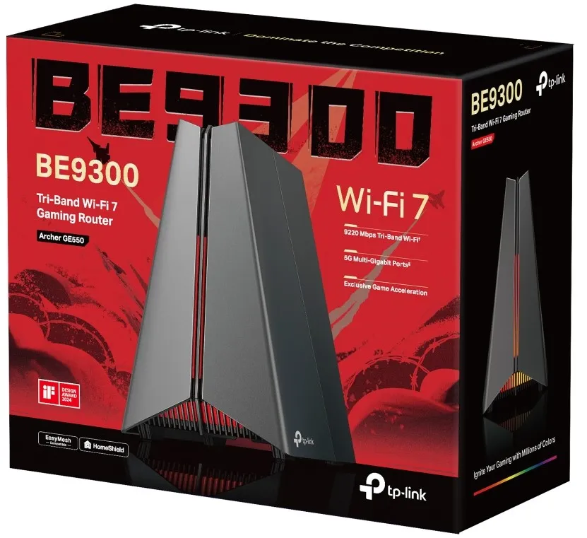 tp-link Archer GE550 Wi-Fi 7ゲーミングルーター Wi-fi роутер TP-Link Archer GE550 Wi-Fi 7 Gaming (2.4Gz/5Gz/6Gz