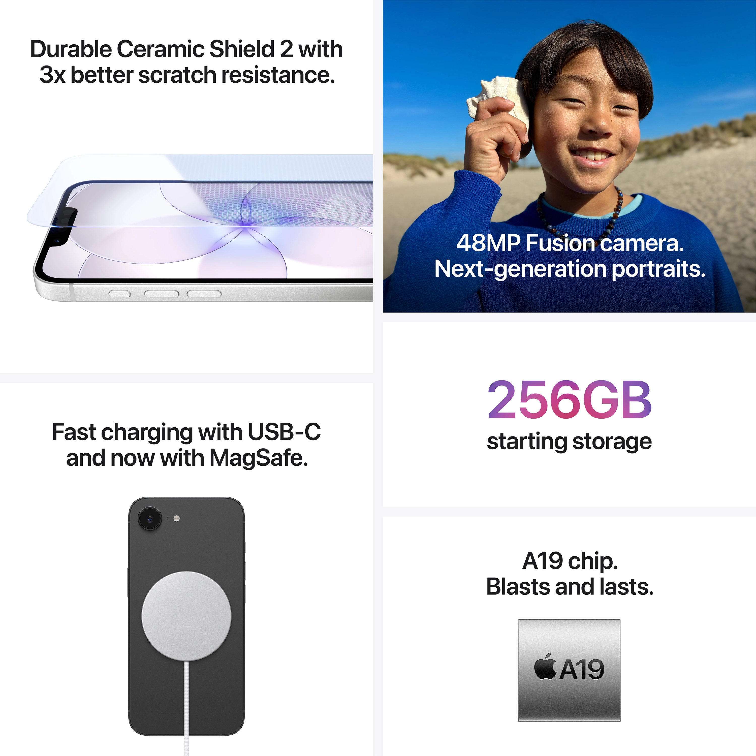 Смартфон Apple iPhone 17e 256GB White. Купити Смартфон Apple