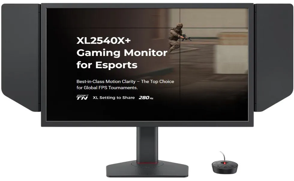 Монитор BenQ 24.1'' ZOWIE XL2540X+ (9H.E18LB.QBE) ᐈ Купить