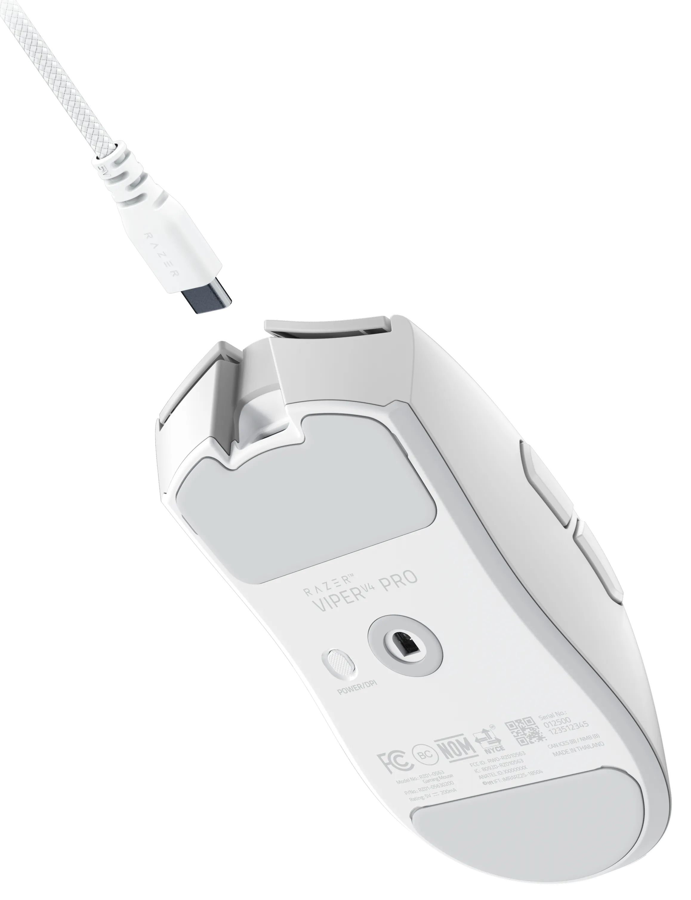 Мышь RAZER Viper V4 PRO Wireless, white (RZ01-05630200-R3G1) ᐈ