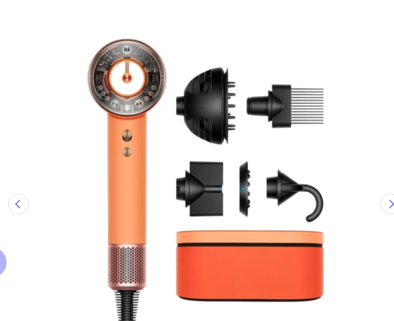 Фен Dyson Supersonic Nural HD16 Ceramic Apricot/Topaz. Купити Фен