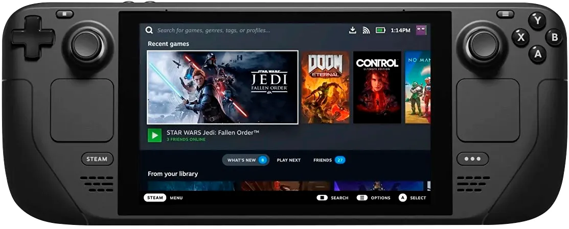 Valve Steam Deck 64GB - купить портативная приставка: цены, отзывы