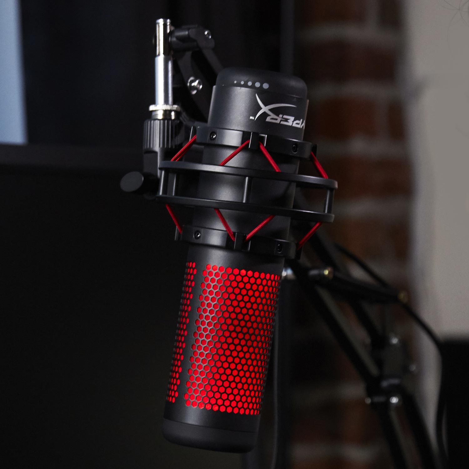 Микрофон HyperX QuadCast (Black) HX-MICQC-BK ᐈ Купить Микрофон