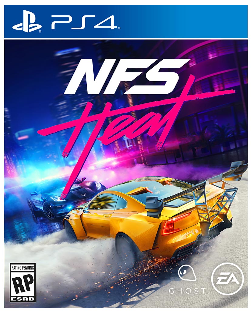 Диск Need For Speed. Heat (Blu-ray) для PS4