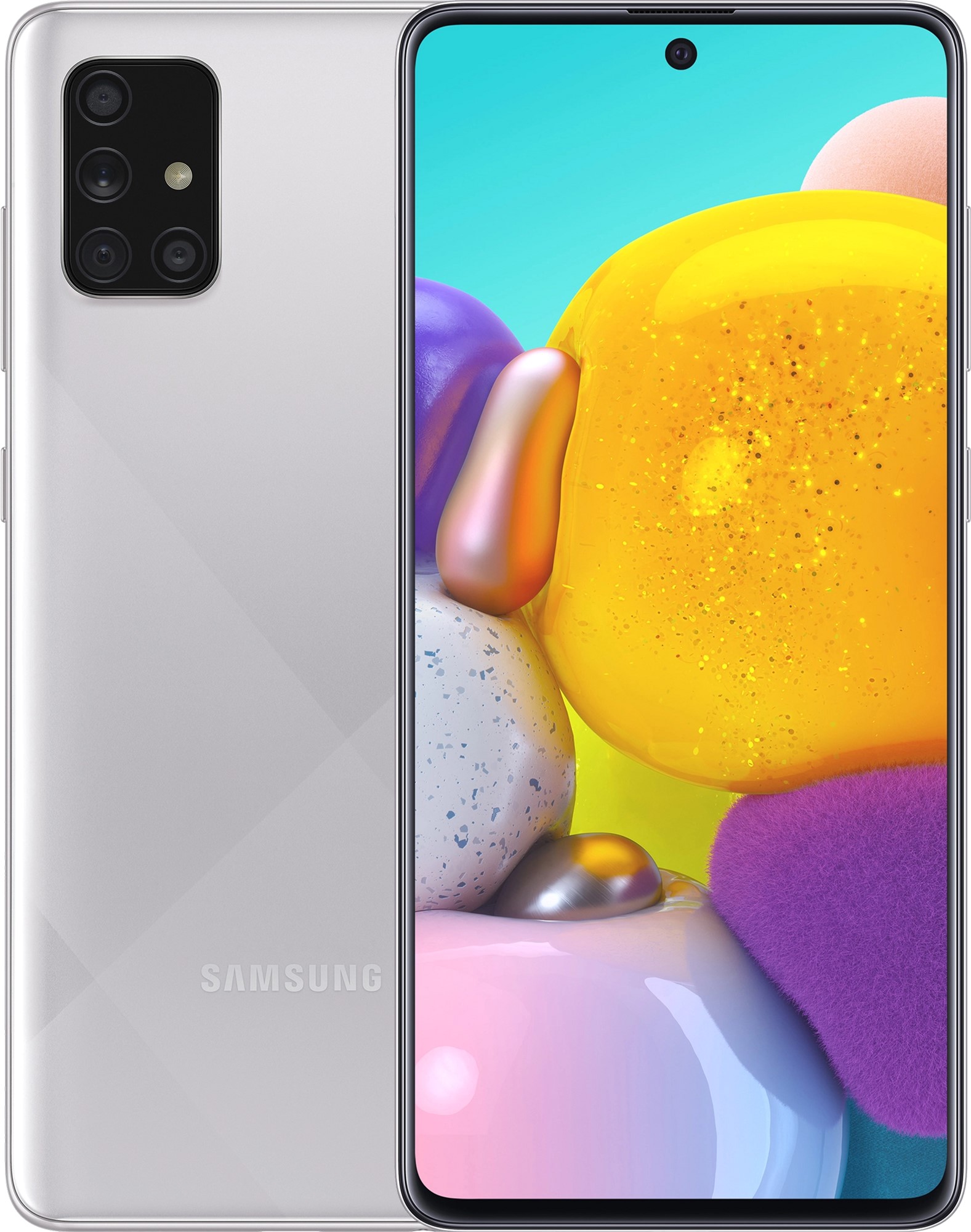 Galaxy A71 日本未発売モデル (美品) Samsung Galaxy A71 2020 A715F 6/128Gb Metallic Silver (SM