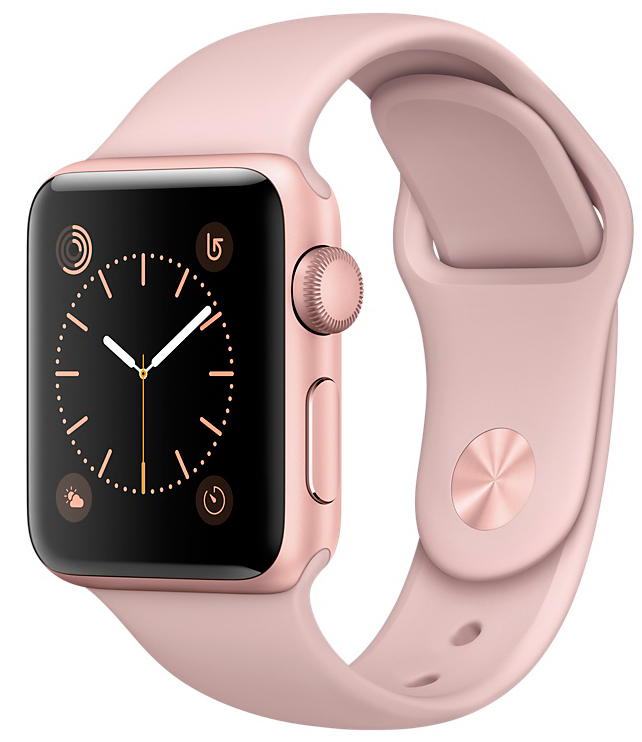 アップルウォッチ2 38mm Смарт-часы Apple Watch Series 2 38mm Rose Gold Aluminum Case Pink