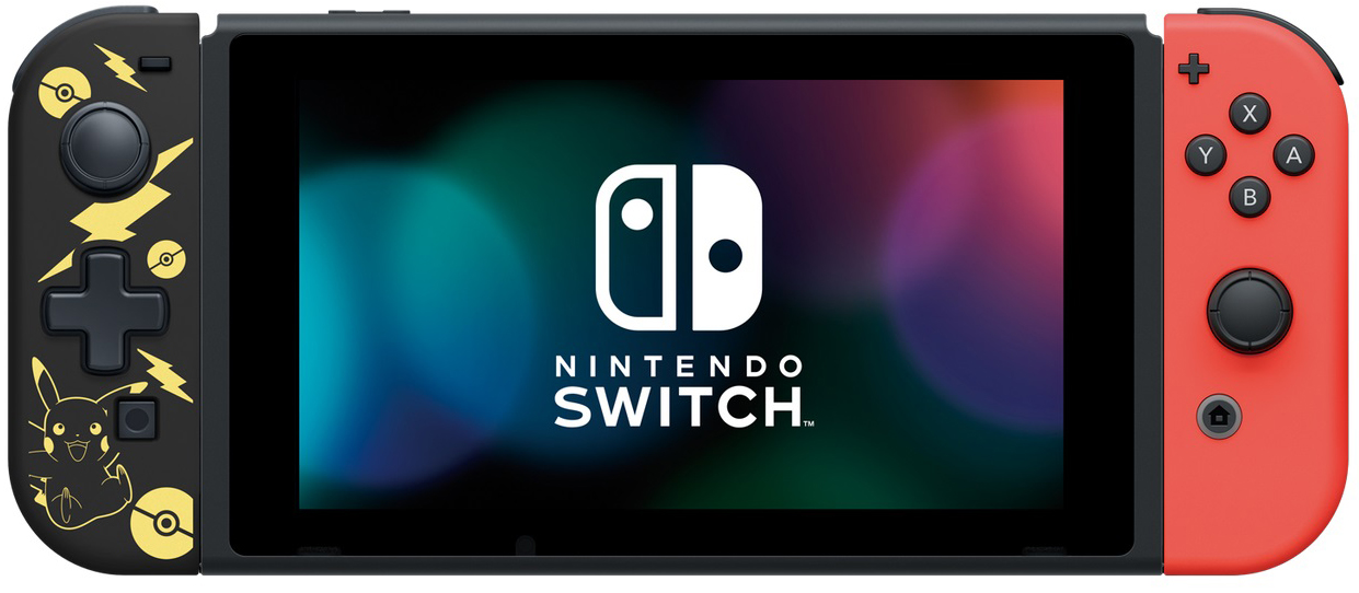 Контролер D-Pad Pikachu лівий для Nintendo Switch (Black/Gold
