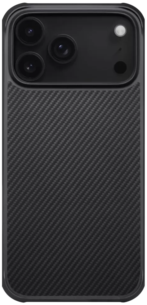 PITAKA Aramid ProGuard Case iPhone17pro用 Чехол Pitaka Aramid ProGuard Twill Black/Grey for iPhone 17 Pro