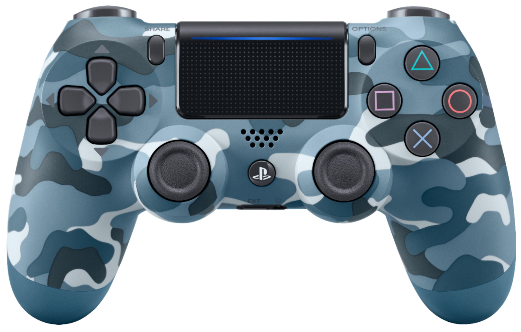 Джойстик DualShock 4 для Sony PS4 V2 (Blue Camouflage) 9726111 ᐈ