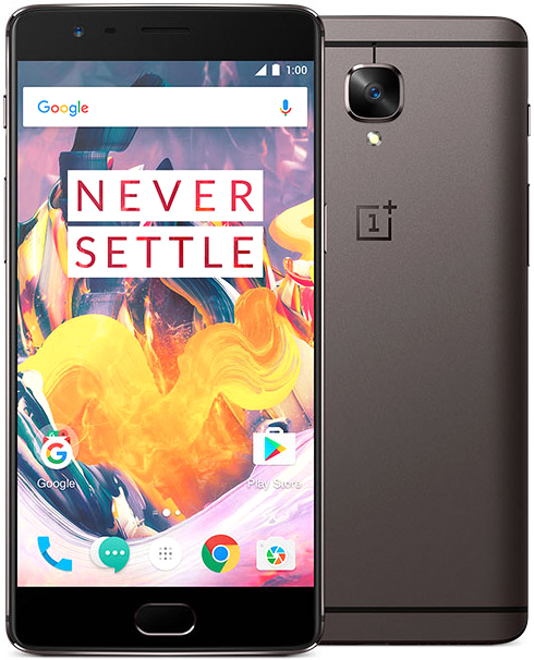 OnePlus 3T 128Gb (Gunmetal) Азиатская версия ᐈ Купить OnePlus 3T