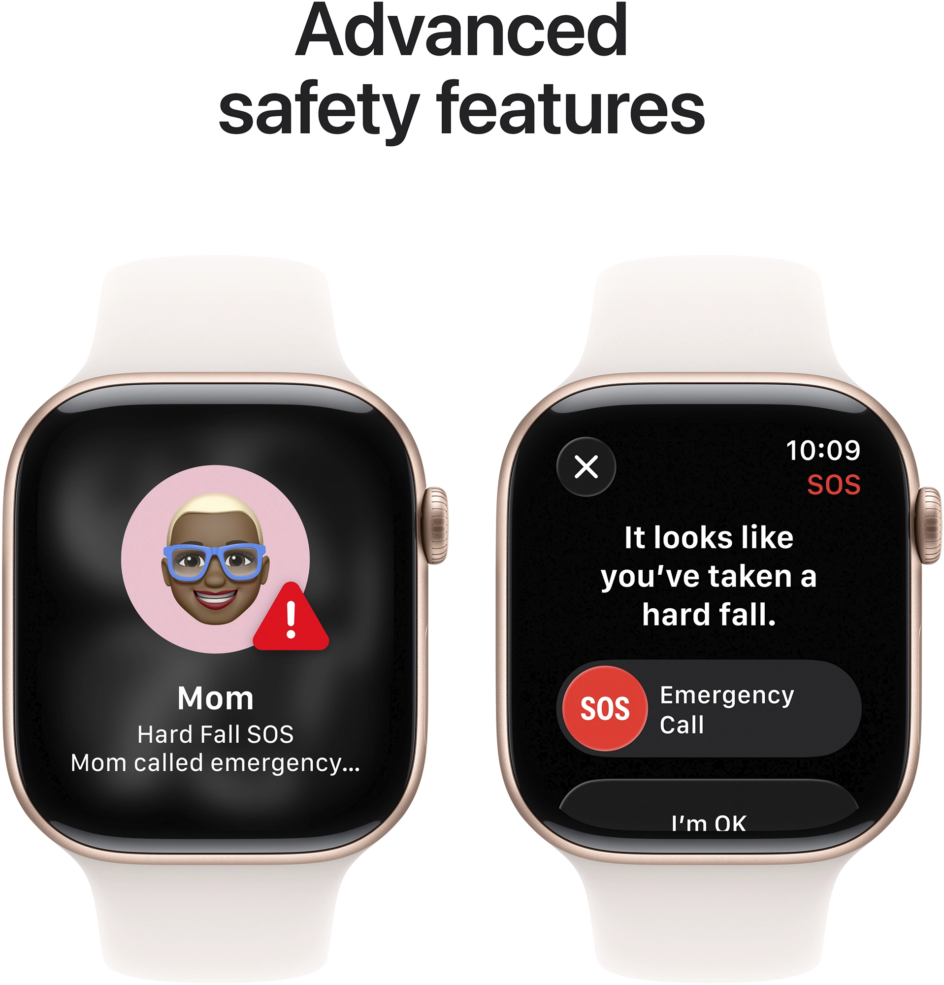 Apple Watch Series 11 GPS 46mm Rose Gold Aluminium Case with Light