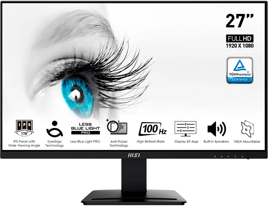 MSI PRO MP273A 27インチ モニター 本体 da953b1cb55b845b5eaea176827eaa