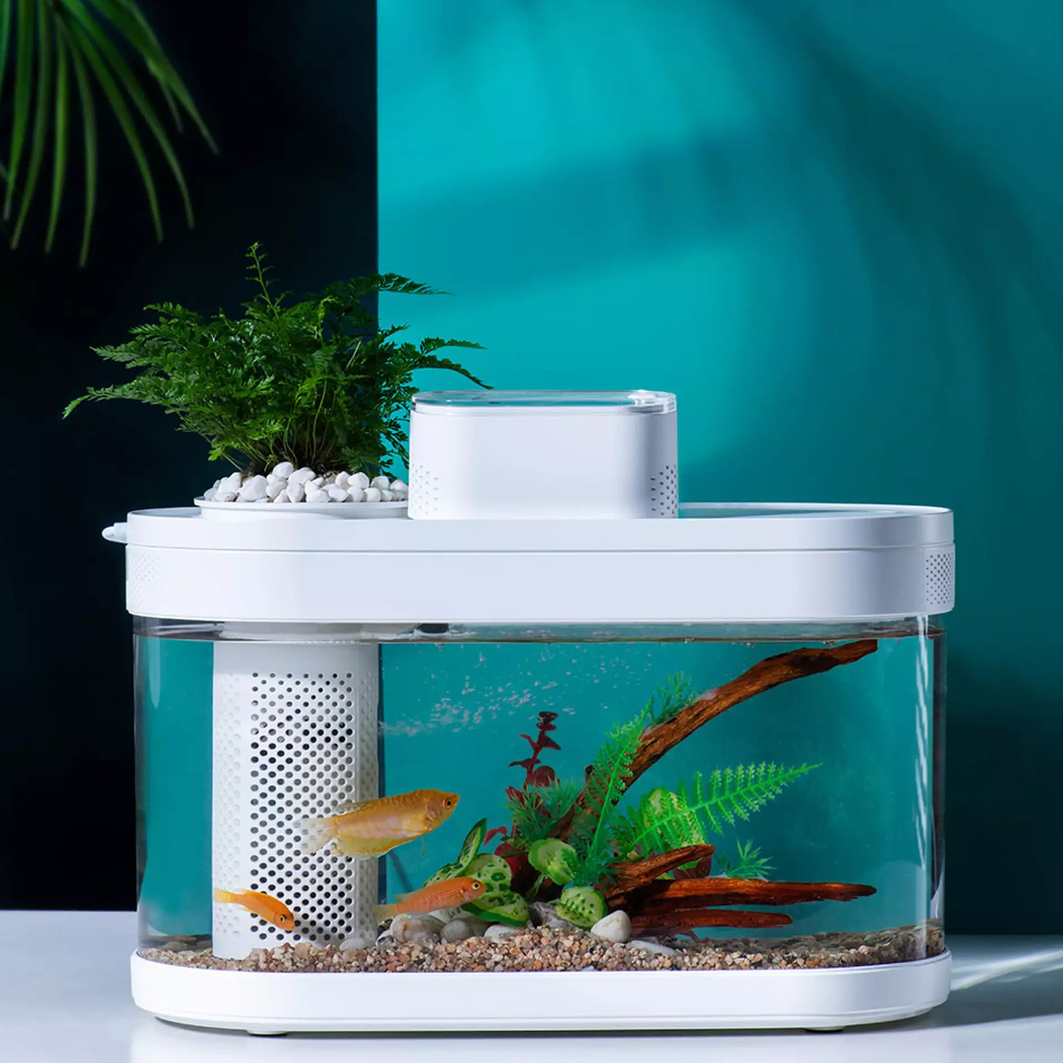Аквариум Descriptive Geometry Eco Fish Tank Pro (White) HF