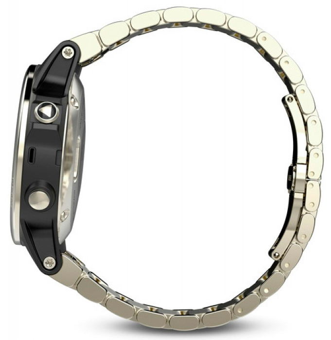 Смарт-часы Garmin Fenix 5S Sapphire Champagne (Metal Band) ᐈ
