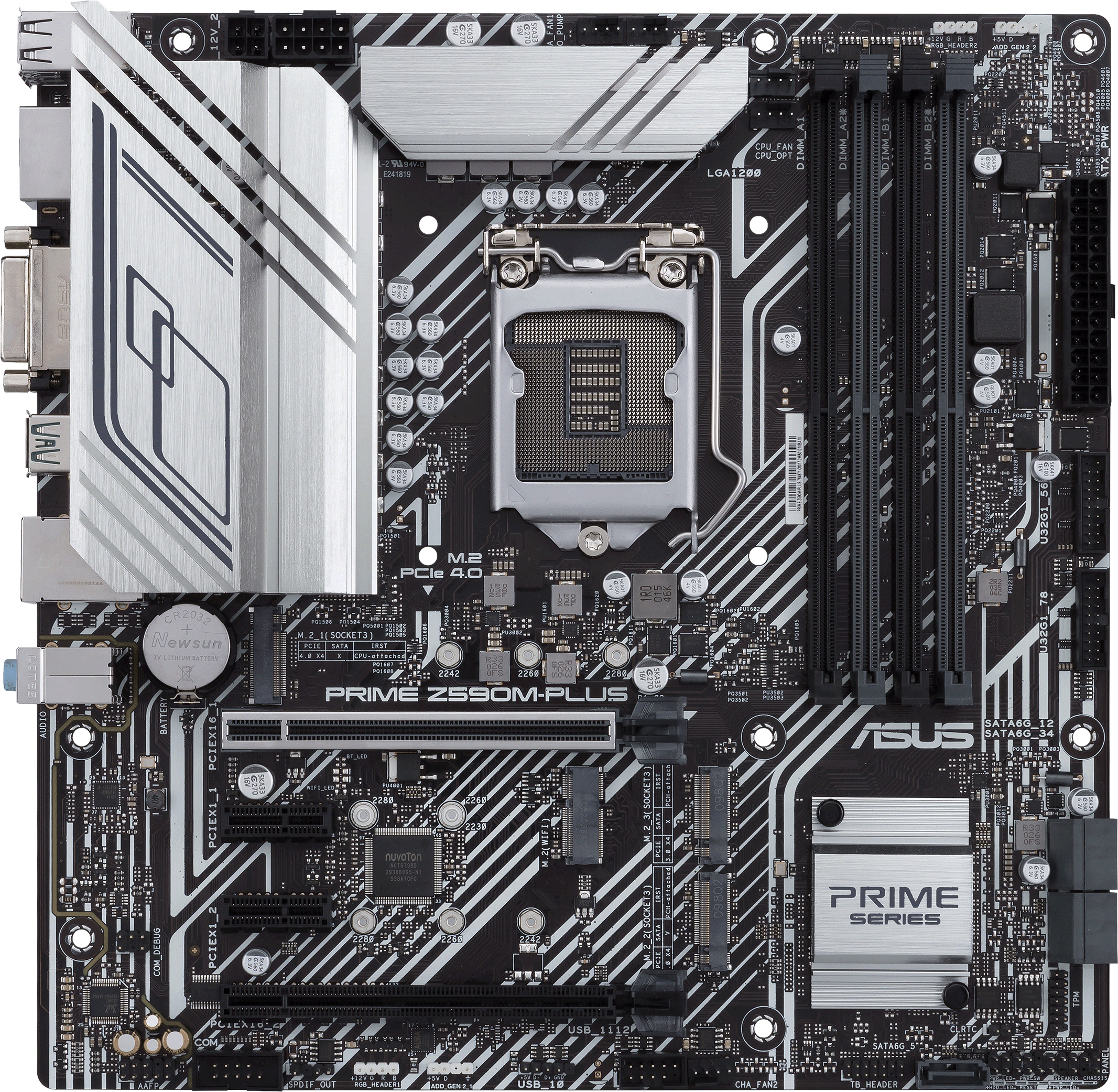 Материнcька плата Asus Prime Z590M-Plus s1200 Z590 4xDDR4. Купити