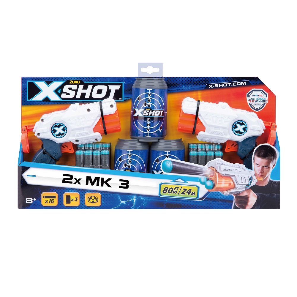 Набір швидкострільних бластерів X-Shot Excel Combo Pack (2 види
